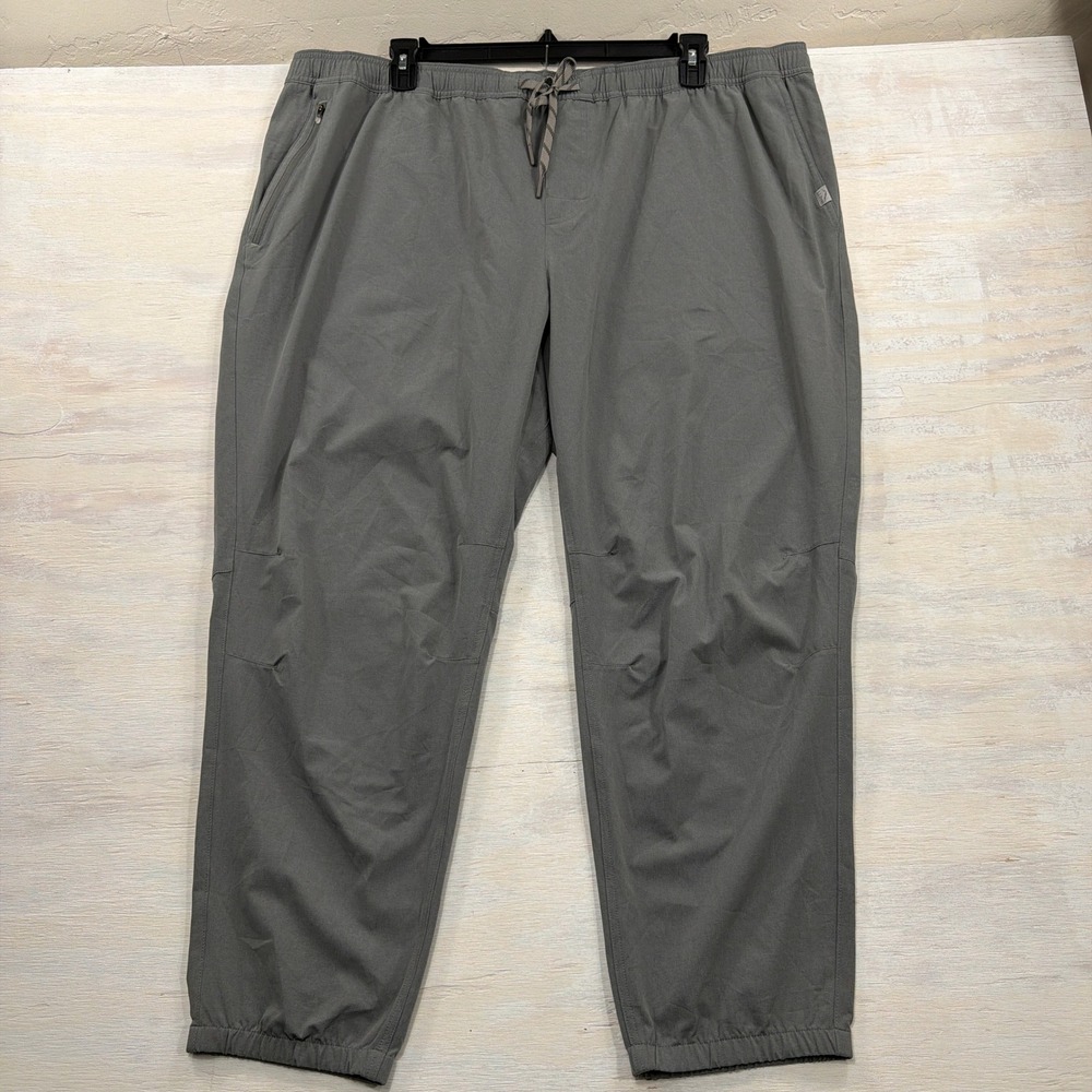 L.L.Bean Joggers Multisport XXXL 30 Elastic Waist Gray Mens 515097